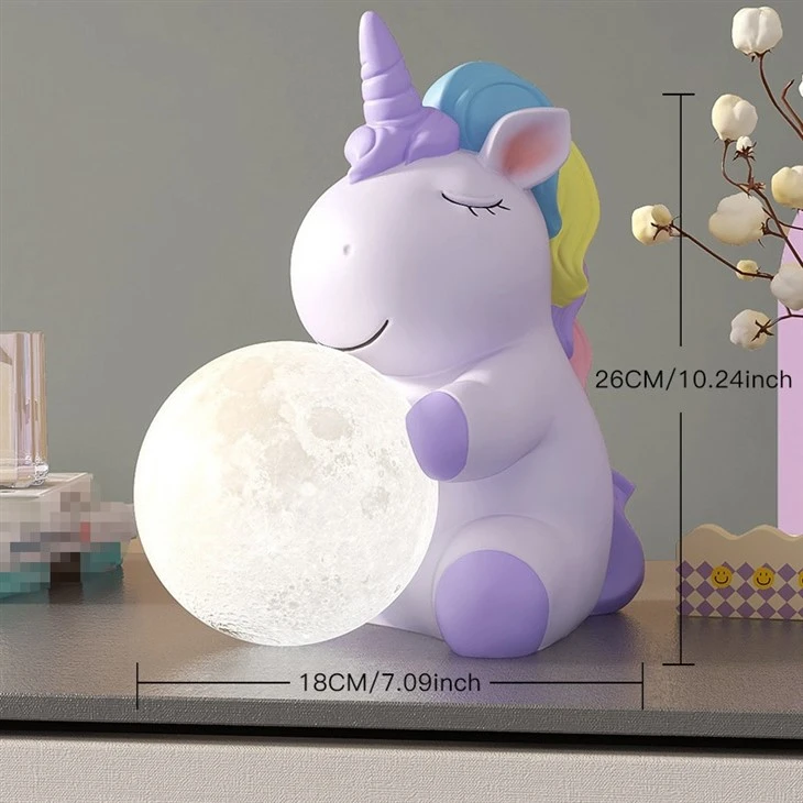 Unicorn LED Lamp Desk Ornament